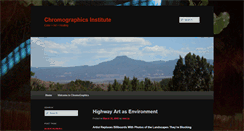 Desktop Screenshot of chromographicsinstitute.com